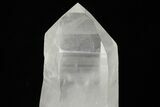 Huge, Natural Quartz Point With Metal Stand #206907-3